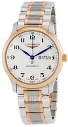 Longines Master Srebrny/18 karatowe różowe złoto Ø38.5 mm L2.755.5.79.7