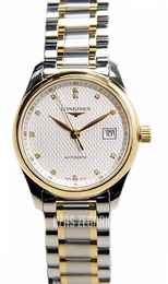Longines Master Srebrny/18 karatowe żółte złoto Ø40 mm L2.793.5.97.7
