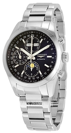 Longines Conquest Classic Moonphase Czarny/Stal Ø42 mm L2.798.4.52.6