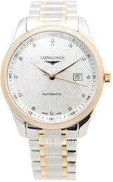 Longines Master Srebrny/18 karatowe różowe złoto Ø42 mm L2.893.5.77.7