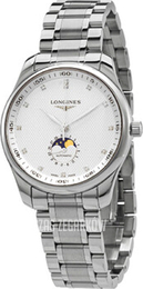 Longines Master Srebrny/Stal Ø42 mm L2.919.4.77.6