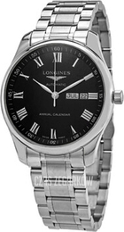 Longines Master Czarny/Stal Ø42 mm L2.920.4.51.6