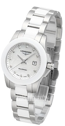 Longines Conquest Biały/Czeramiczna Ø29.5 mm L3.257.4.87.7