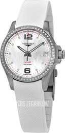 Longines Conquest V.H.P Biały/Guma Ø36 mm L3.316.0.87.9