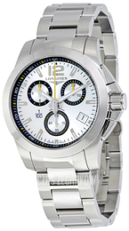 Longines Conquest Srebrny/Stal Ø41 mm L3.700.4.78.6