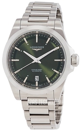 Longines Conquest Zielony/Stal Ø38 mm L3.720.4.02.6