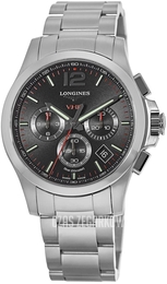 Longines Conquest V.H.P. Czarny/Stal Ø44 mm L3.727.4.56.6