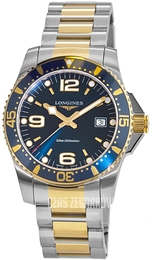Longines HydroConquest Niebieski/Stal w odcieniu złota Ø41 mm L3.740.3.96.7