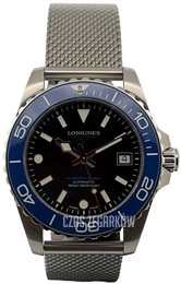 Longines Hydroconquest Czarny/Stal Ø39 mm L3.779.4.90.6