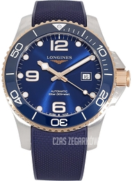 Longines HydroConquest Niebieski/Guma Ø43 mm L3.782.3.98.9