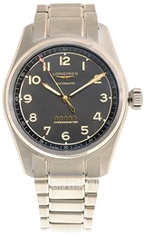 Longines Spirit Czarny/Stal Ø40 mm L3.810.1.53.6