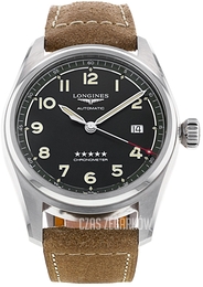 Longines Spirit Zielony/Skóra Ø40 mm L3.810.4.03.2