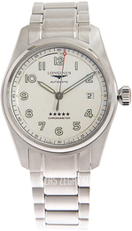 Longines Spirit Prestige Srebrny/Stal Ø40 mm L3.810.4.73.9