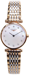 Longines Grande Classique Biały/Stal w kolorze różowego złota Ø24 mm L4.209.1.87.7