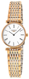 Longines La Grande Classique De Longines Biały/Stal w kolorze różowego złota Ø24 mm L4.209.1.91.7