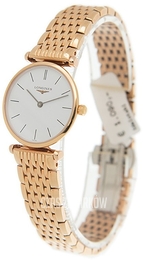 Longines La Grande Classique De Longines Biały/Stal w kolorze różowego złota Ø24 mm L4.209.1.92.8