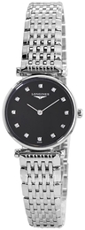 Longines Grande Classique Czarny/Stal Ø24 mm L4.209.4.58.6