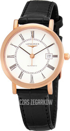 Longines Grande Classique Biały/Skóra Ø29 mm L4.287.8.11.0