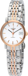 Longines Elegant Biały/18 karatowe różowe złoto Ø25.5 mm L4.309.5.12.7