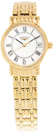 Longines Presences Biały/Stal w odcieniu złota Ø23.5 mm L4.319.2.11.8