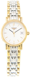 Longines Presences Biały/Stal w odcieniu złota Ø23.5 mm L4.319.2.12.7