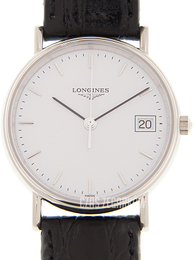 Longines Grande Classique Biały/Skóra Ø30 mm L4.320.4.12.2