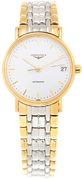 Longines Grande Classique Biały/Stal w odcieniu złota Ø30 mm L4.322.2.12.7