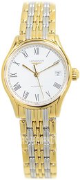 Longines Lyre Biały/Stal w odcieniu złota Ø25 mm L4.360.2.11.7