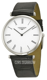 Longines Grande Classique Biały/Skóra Ø33 mm L4.709.4.11.2