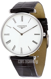 Longines Grande Classique Biały/Skóra Ø37 mm L4.766.4.11.2