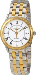 Longines Flagship Biały/Stal w odcieniu złota Ø35.6 mm L4.774.3.21.7