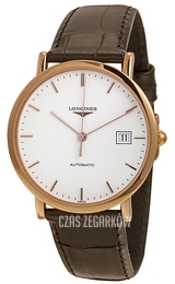 Longines Grande Classique Biały/Skóra Ø37 mm L4.787.8.12.0