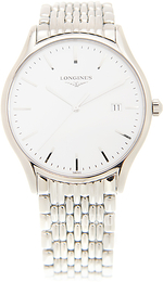 Longines Lyre Biały/Stal Ø38.5 mm L4.859.4.12.6