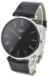 Longines La Grande Classique De Longines Czarny/Skóra Ø38 mm L4.866.4.51.2
