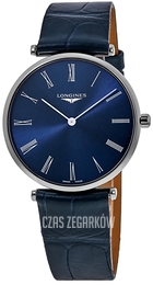 Longines La Grande Classique De Longines Niebieski/Skóra Ø38 mm L4.866.4.94.2