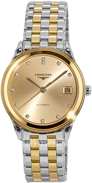 Longines Flagship Żółte złoto/Stal w odcieniu złota Ø38.5 mm L4.899.3.37.7