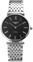 Longines La Grande Classique De Longines Czarny/Stal Ø38 mm L4.918.4.51.6