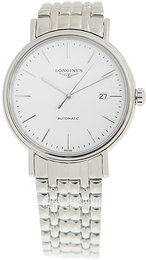 Longines Presence Biały/Stal Ø40 mm L4.922.4.12.6