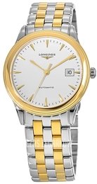 Longines Flagship Biały/Stal w odcieniu złota Ø40 mm L4.984.3.22.7