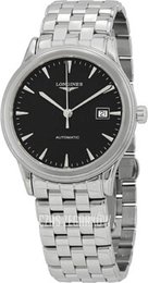 Longines Flagship Czarny/Stal Ø40 mm L4.984.4.52.6