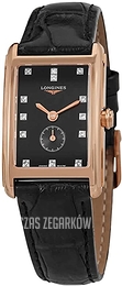 Longines Dolcevita Czarny/Skóra L5.255.8.57.0