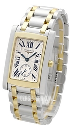 Longines DolceVita Srebrny/18 karatowe żółte złoto L5.655.5.70.7