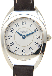 Longines Equestrian Biały/Skóra Ø23 mm L6.135.4.73.2