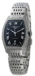 Longines Evidenza Czarny/Stal 30.6x26 mm L2.142.0.51.6