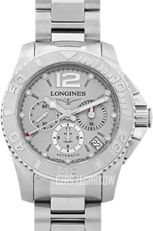 Longines Hydroconquest Szary/Stal Ø47.5 mm L3.665.4.76.6