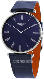 Longines La Grande Classique De Longines Niebieski/Skóra Ø37 mm L4.766.4.94.2