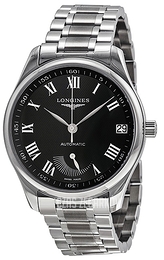 Longines Master Czarny/Stal Ø42 mm L2.666.4.51.6