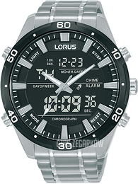 Lorus Sports Czarny/Stal Ø46 mm RW649AX9