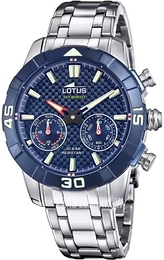 Lotus Conntected Niebieski/Stal Ø45 mm 18810/3