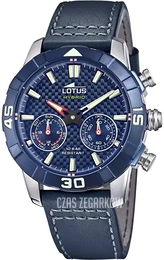 Lotus Conntected Niebieski/Skóra Ø45 mm 18811/3